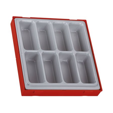 TENG TOOLS 8 Compartment Double Size Empty Plastic Storage Tray TTD01
